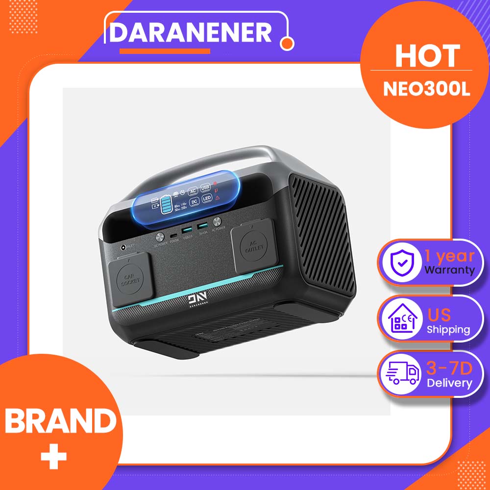 Usb Charger Dynamo - Daranener NEO300L 350W Portable Power Station,
