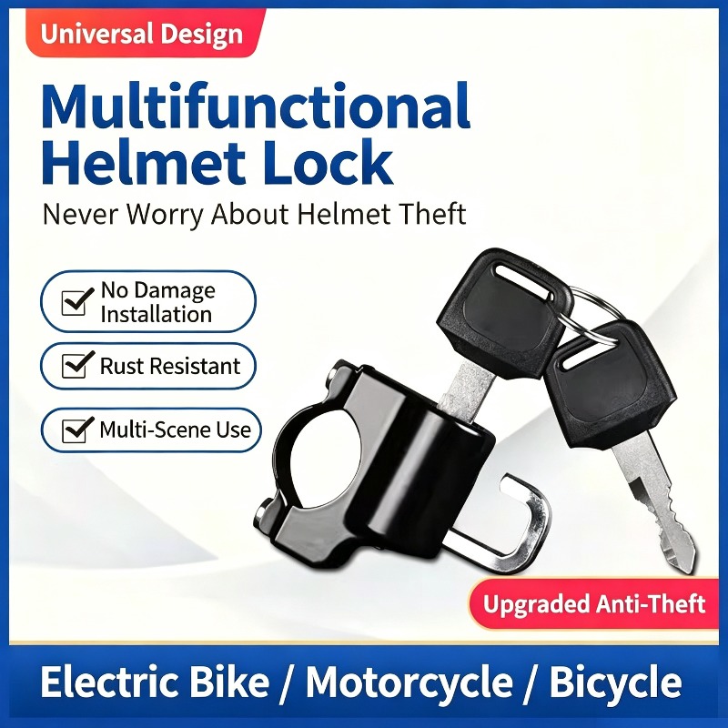 Universal Helmet Lock For Moto - огляд і ціна Commuter Bike Lock