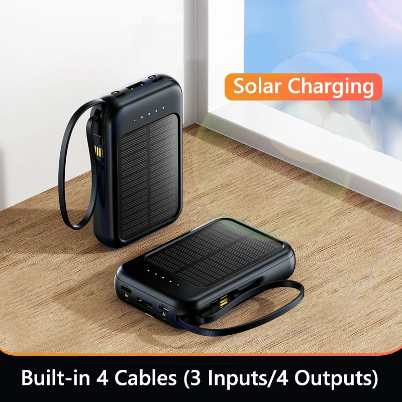 50000mAh Solar Power Bank Buil - огляд і ціна Usb Charger Dynamo