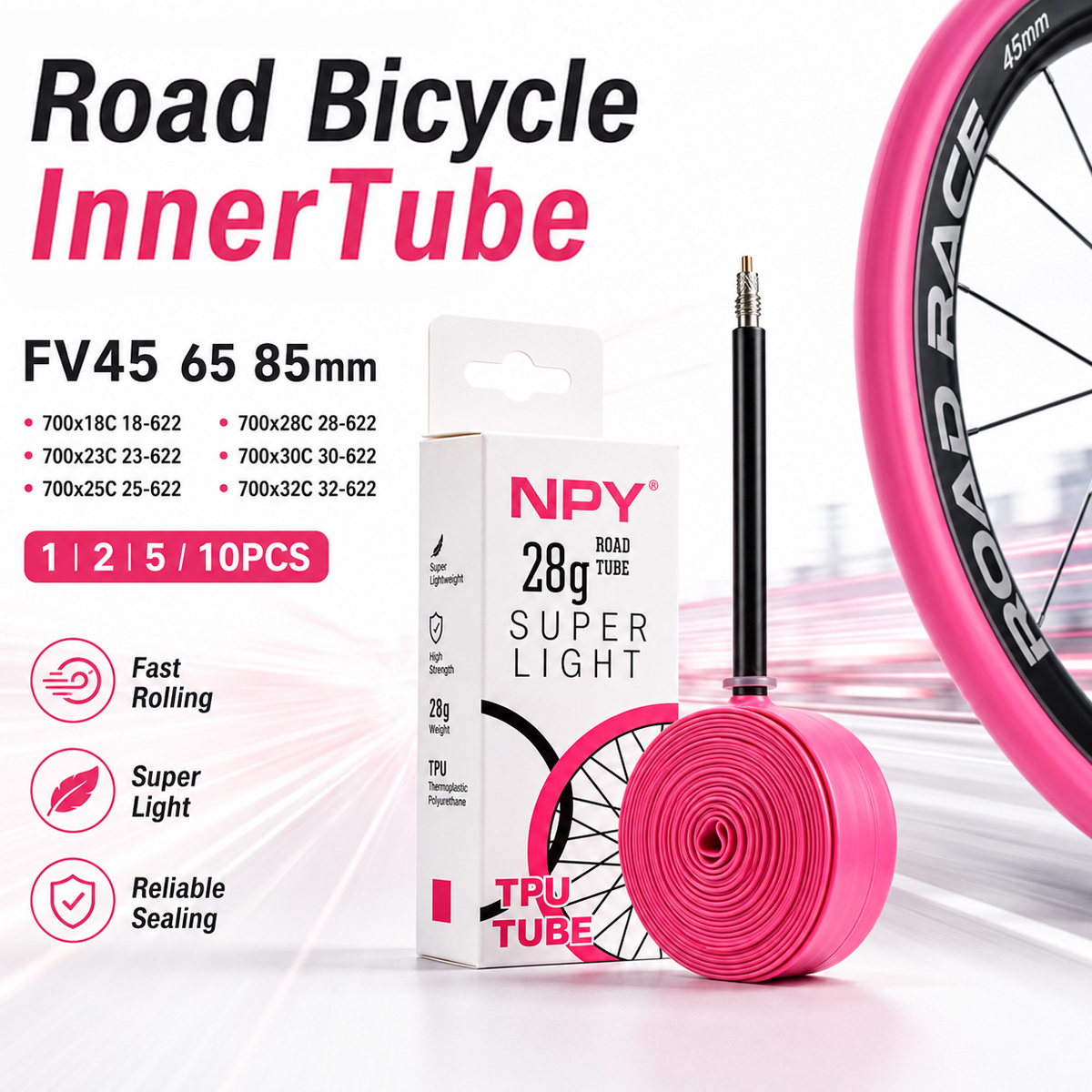 Road Bicycle Inner Tube Tire T - огляд і ціна Cycling Commute Training