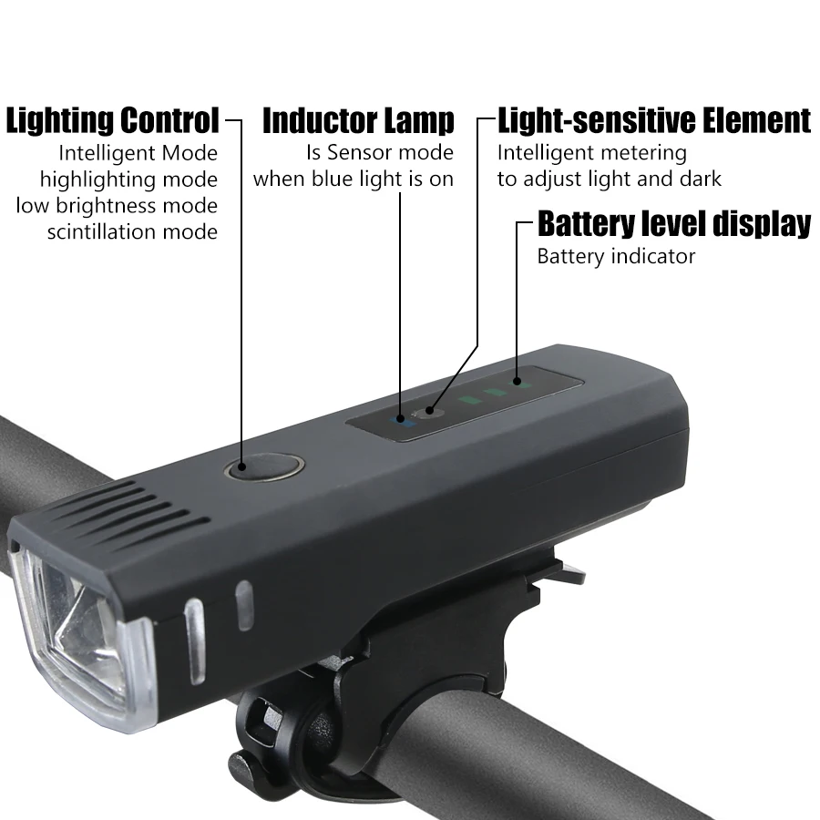 Christmas Bike Light Set USB R - огляд і ціна Bike Light Front Rear
