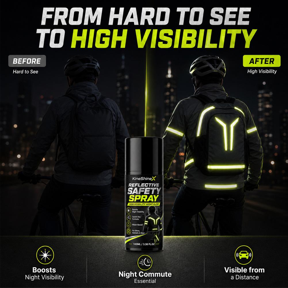 Night Reflective Safety Spray  - огляд і ціна Cycling Commute Gear